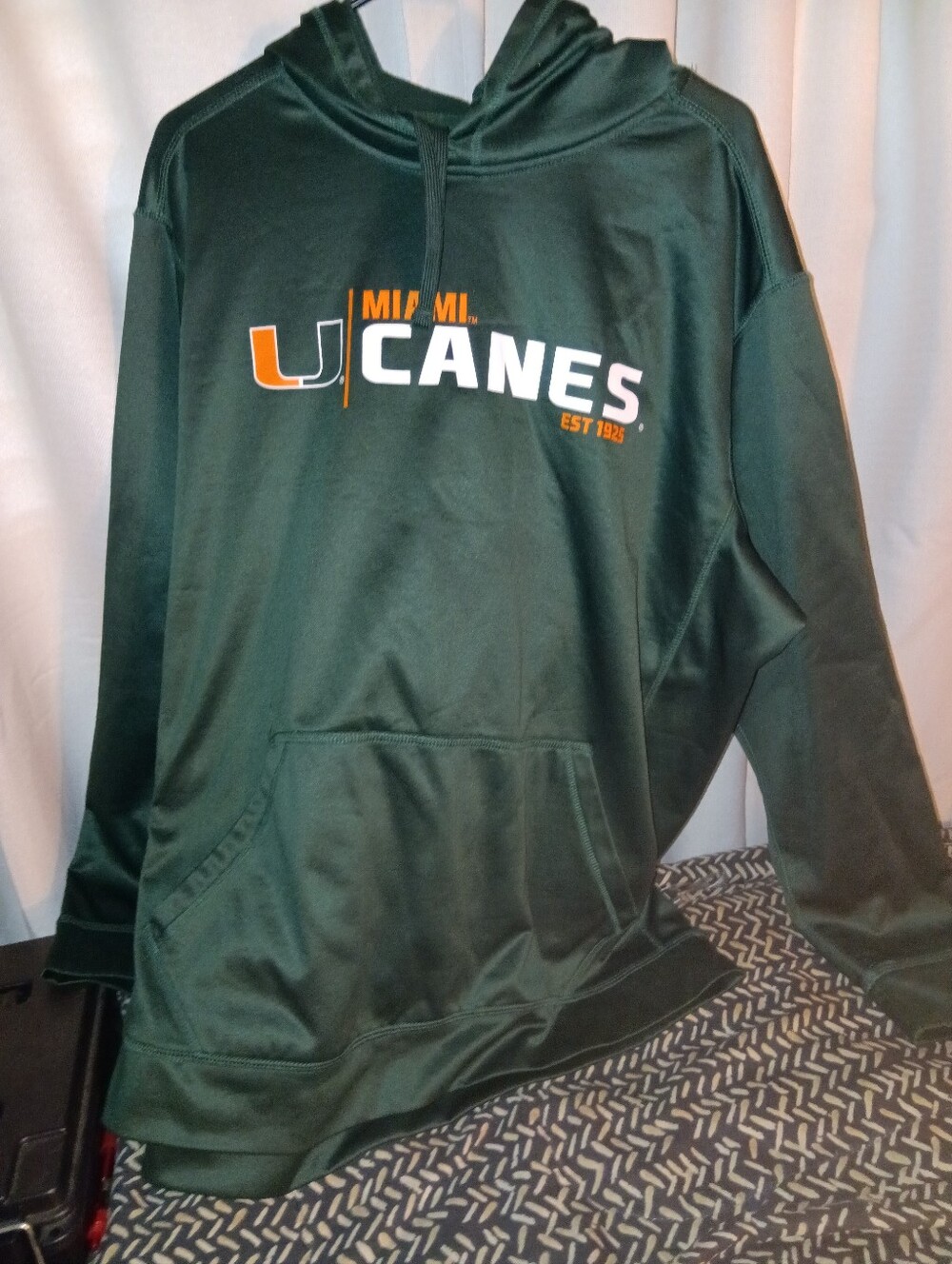 Miami Canes Green Pullover Hoodie